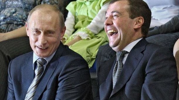 19 квітня 2017, 16:43 Переглядів:   Путін і Медведєв