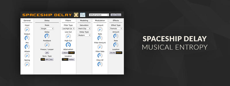 # 4 Spaceship Delay від Musical Entropy (Windows, Mac OS)