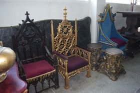 Фото: Ондржей Томша   У сховищі можна побачити і точну копію Святовацлавського трону, який знаходиться поруч з Владиславському залом