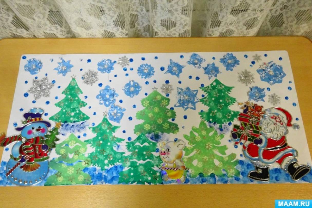 Дитячий майстер-клас зі створення плаката «Скоро свято - Новий рік