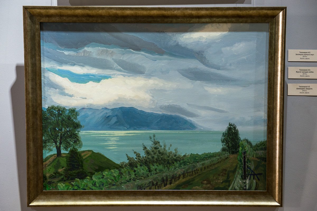 В останні роки Олександр Євгенович повернувся до написання пейзажів, що також знайшло відображення на виставці