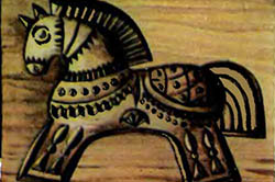 Традиційний північний російський пряник у вигляді коня може стати головною прикрасою новорічного столу вологжан
