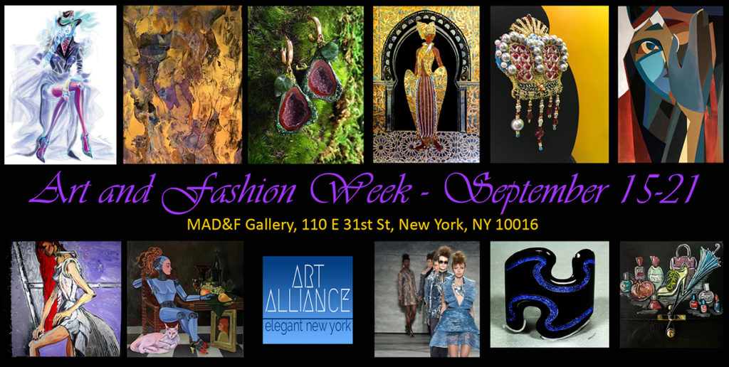 Виставка Art and Fashion Week by Art Alliance and Elegant New York офіційна включена в календар Нью-Йоркського тижня моди (NYFW-2017)
